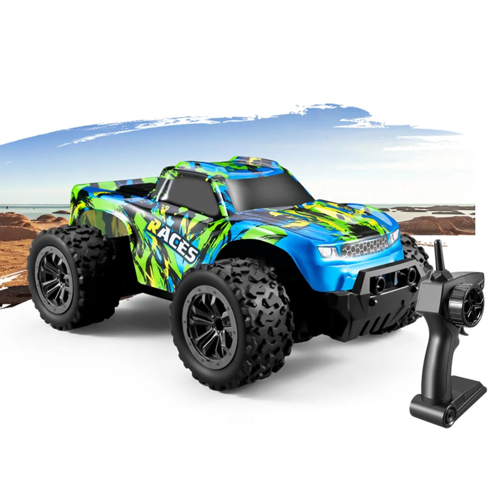 Monster Truck Kraftfull Radiostyrd Bil Monster Truck Kraftfull Radiostyrd Bil